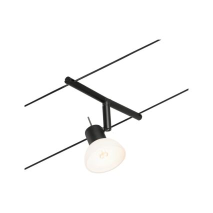 Paulmann 94450 - Set 5x GU5,3/10W Sistema completo a cavo SHEELA 230V nero