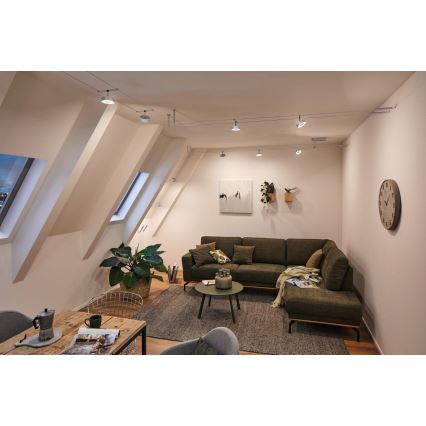 Paulmann 94475 - Set 5x LED/5W Sistema completo a cavo CIRCLE 230V cromo opaco