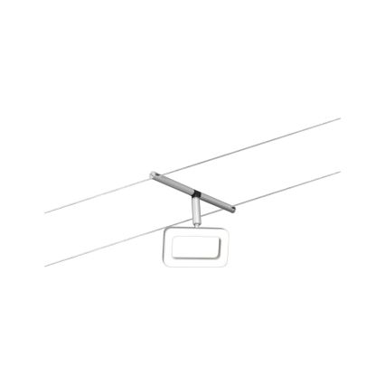 Paulmann 94481 - Kit 5x LED da 4,8 W, sistema a cavo completo FRAME 230 V, cromo opaco