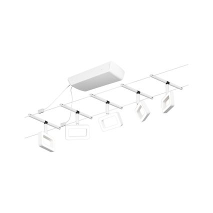 Paulmann 94483 - KIT 5xLED/4,8W Sistema completo a cavo FRAME 230V bianco