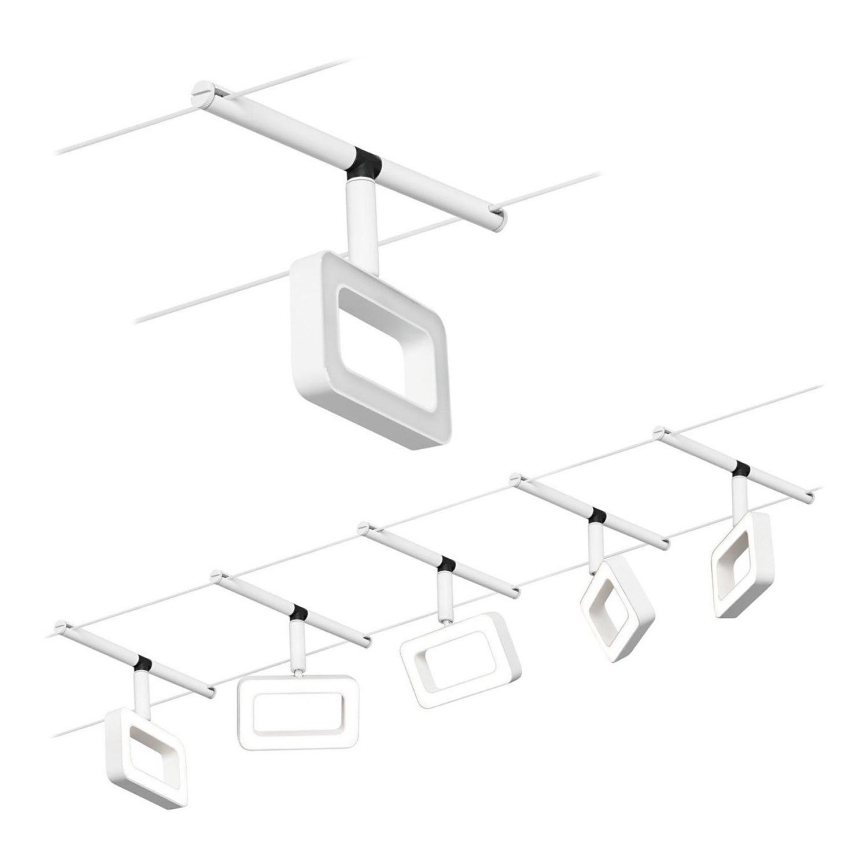 Paulmann 94483 - SET 5xLED/4,8W Faretto per sistema a binario FRAME 230V bianco