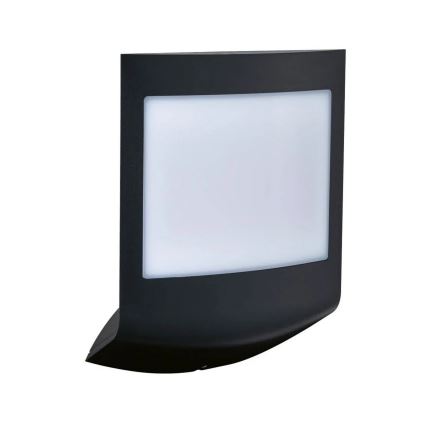 Paulmann 94513 - RGBW LED/8,2W IP44 Applique da esterno dimmerabile con sensore di movimento e sensore crepuscolare PADEA 230V antracite