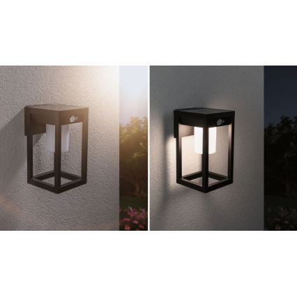 Paulmann 94572 -LED/5,5W IP44 Applique solare con sensore MARISOL 3,7V 2000 mAh