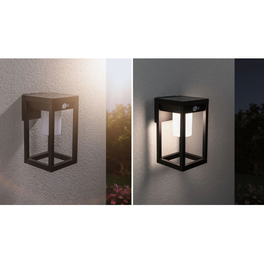 Paulmann 94572 -LED/5,5W IP44 Applique solare con sensore MARISOL 3,7V 2000 mAh