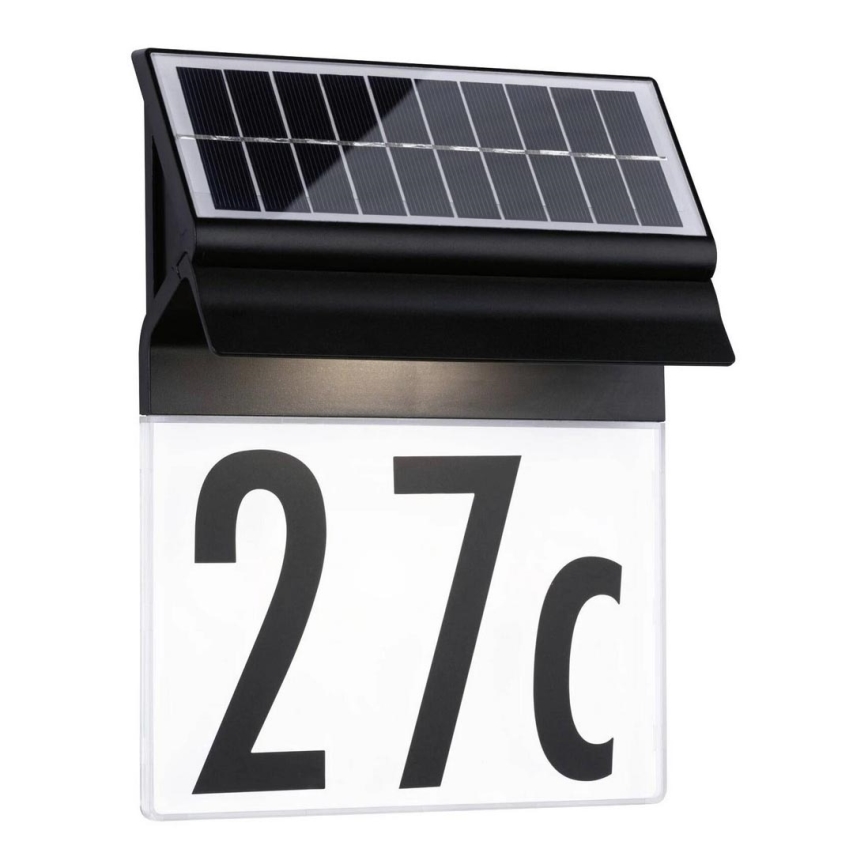 Paulmann 94694 - LED/0,2W IP44 Numero civico solare NEDA 3,7V 1800 mAh