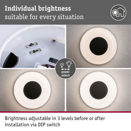 Paulmann 94955 - LED/20,5W IP65 Applique da parete per esterni dimmerabile AUREVA 230V 2200/3000/4000K antracite