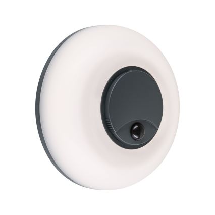 Paulmann 94956 - LED/20,5W IP65 Applique da esterno dimmerabile con sensore di movimento e sensore crepuscolare AUREVA 230V 2200/3000/4000K antracite