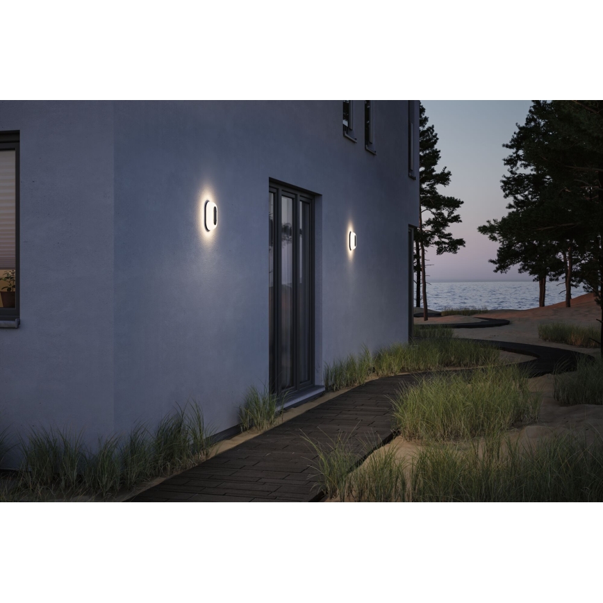 Paulmann 94957 - LED/18,5W IP65 Applique da esterno dimmerabile ELUNOR 230V 2200/3000/4000K antracite