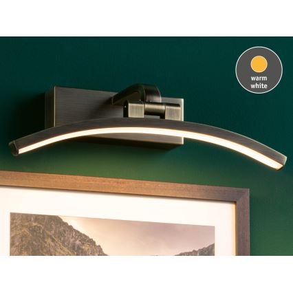 Paulmann 95559 - LED/6W Lampada per quadri BENTO 230V 30 cm in ottone