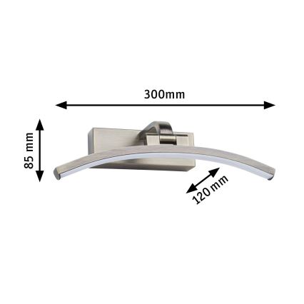 Paulmann 95559 - LED/6W Lampada per quadri BENTO 230V 30 cm in ottone