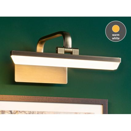 Paulmann 95568 - Lampada per quadri LED 6W RENAN 230V 30 cm ottone