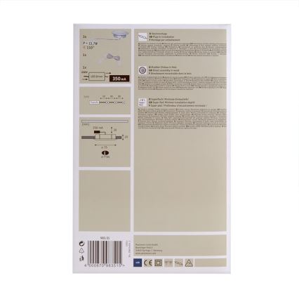Paulmann 98351 - SADA 3x LED Podhledové svítidlo MICRO LINE 3xLED/3W/230V