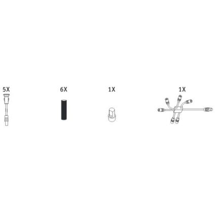 Paulmann 98892 - Estensione SET 5X LED/0,16W IP67 Luce da incasso da esterno MICRO 12V