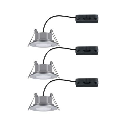 Paulmann 99933 - SET 3x LED/5,2W IP65 Lampada da incasso dimmerabile per bagni 230V