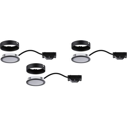 Paulmann 99990 - SET 3xLED/3,5W Illuminazione mobili PUKK 230V