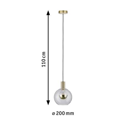 Paulmann - Lampadario a filo ESBEN 1xE27/20W/230V