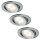 Paulmann - Nice Price 3893 -KIT 3x Lampada LED da incasso EBL 3xLED/3W/230V