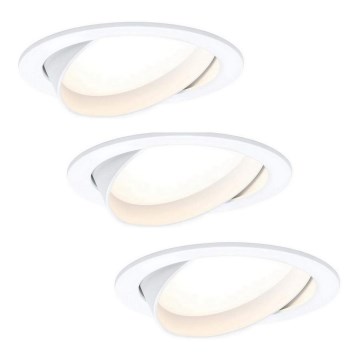 Paulmann - TIP 3939 - KIT 3xLampada a LED/4,5W da incasso 230V