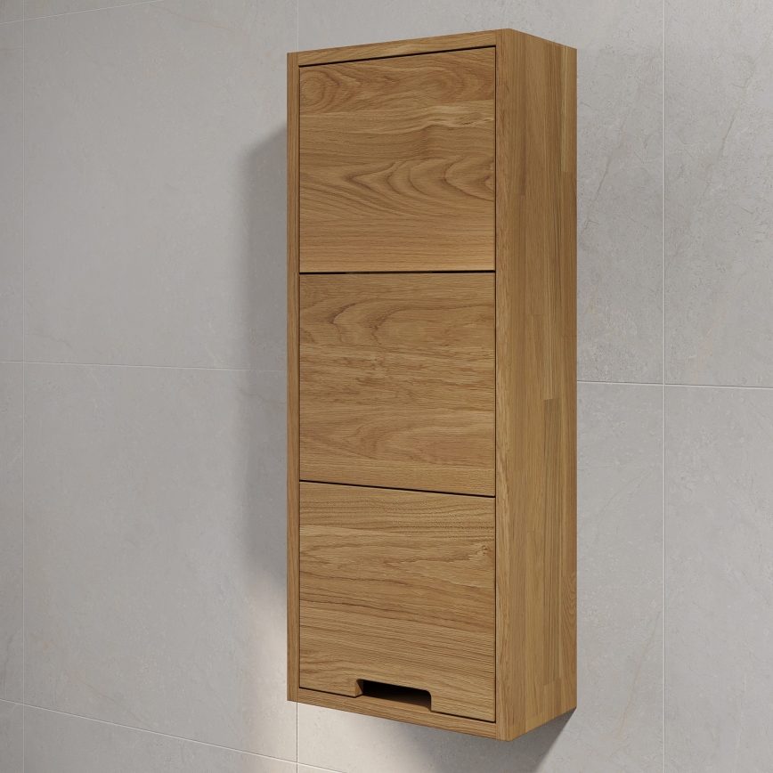 Pensile da bagno GRIBSKOV 90 cm beige/rovere