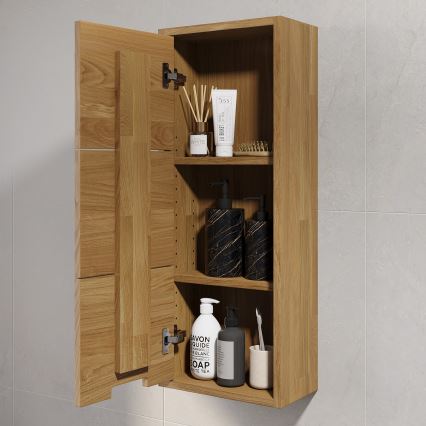 Pensile da bagno GRIBSKOV 90 cm beige/rovere