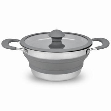 Pentola da campeggio pieghevole 1,5 L
