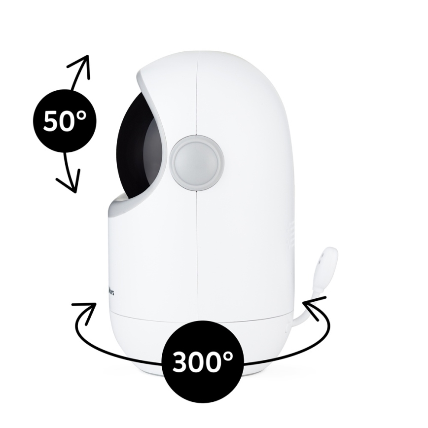 PETITE&MARS - Baby monitor con schermo EVE 5.0 3,8V 3050 mAh