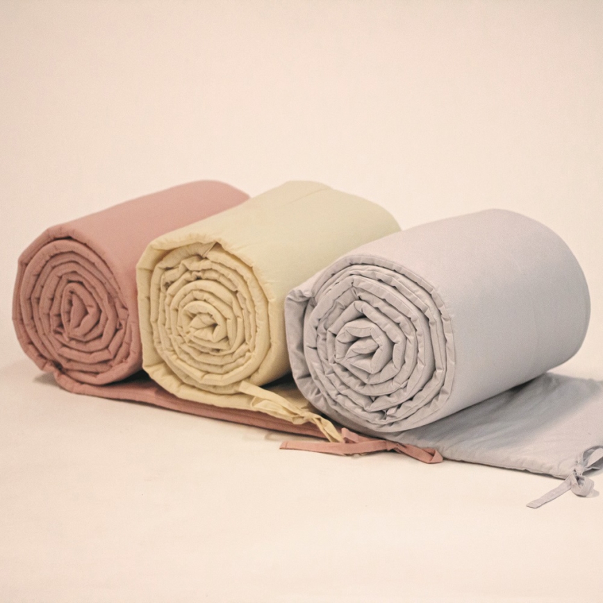 PETITE&MARS - Barriera di sicurezza per culla TILLY MAX 360 cm rosa