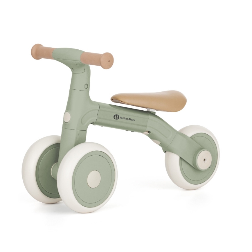 PETITE&MARS - Bicicletta senza pedali 3 in 1 BINGO Sage Leaf per bambini
