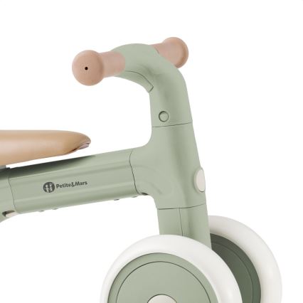 PETITE&MARS - Bicicletta senza pedali 3 in 1 BINGO Sage Leaf per bambini