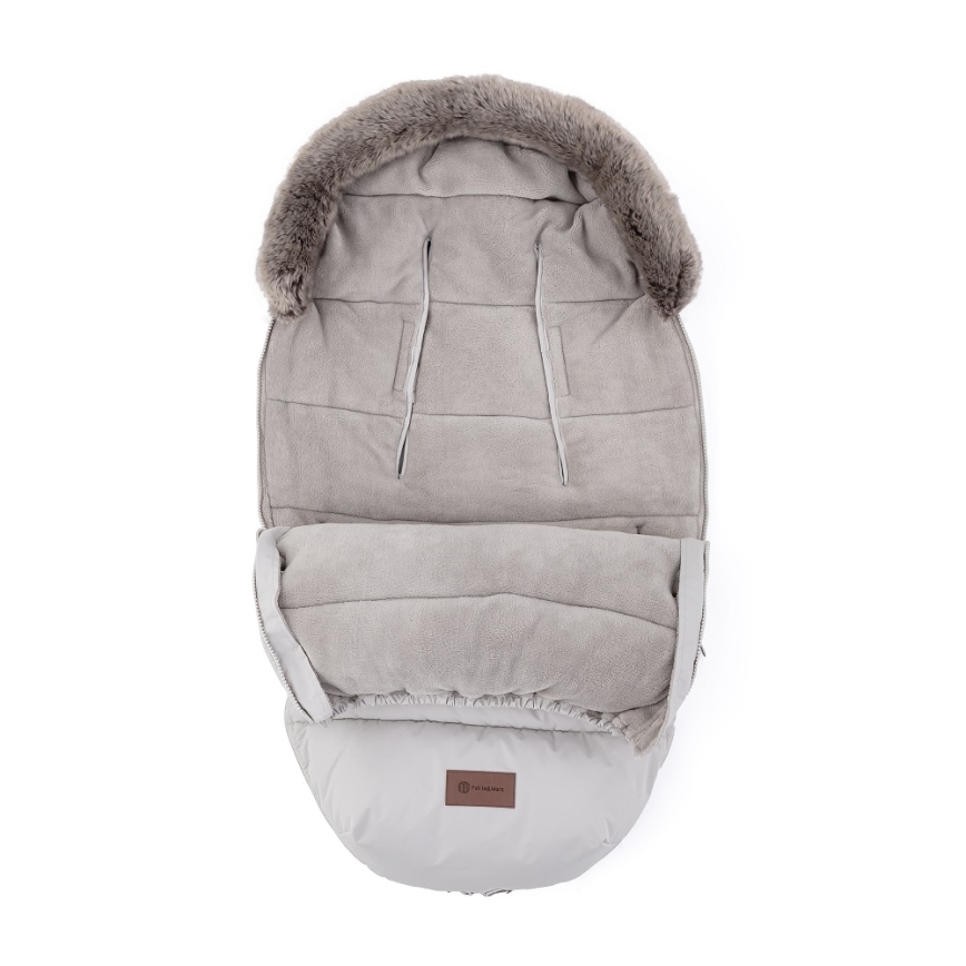 PETITE&MARS - Coprigambe per bambini 4in1 COMFY Champagne Shower argento
