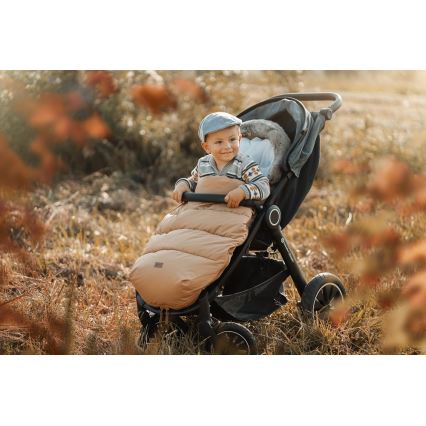 PETITE&MARS - Coprigambe per bambini 4in1 COMFY Elegant Caramel/Beige marrone