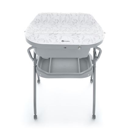 PETITE&MARS - Fasciatoio con vasca da bagno SPA 3in1 grigio