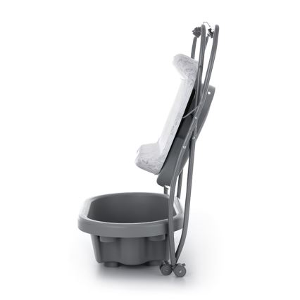 PETITE&MARS - Fasciatoio con vasca da bagno SPA 3in1 grigio