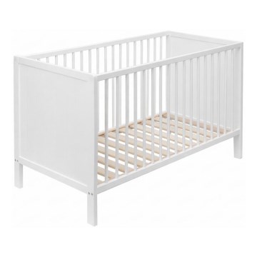 PETITE&MARS - Lettino 3 in 1 MILA 120x60 cm bianco/faggio
