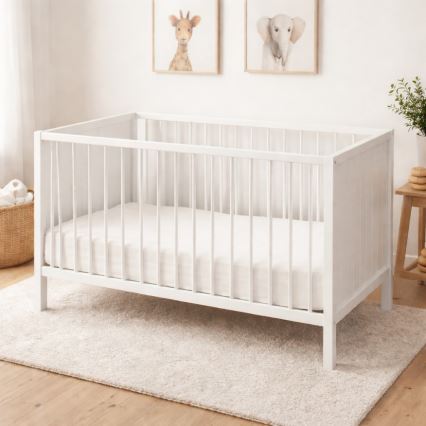 PETITE&MARS - Lettino 3 in 1 MILA 120x60 cm bianco/faggio
