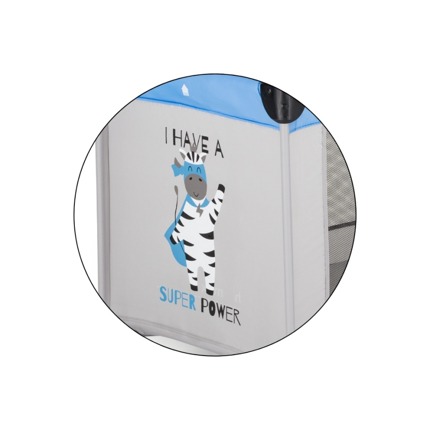 PETITE&MARS - Lettino da viaggio KOOT Zebra Super Power