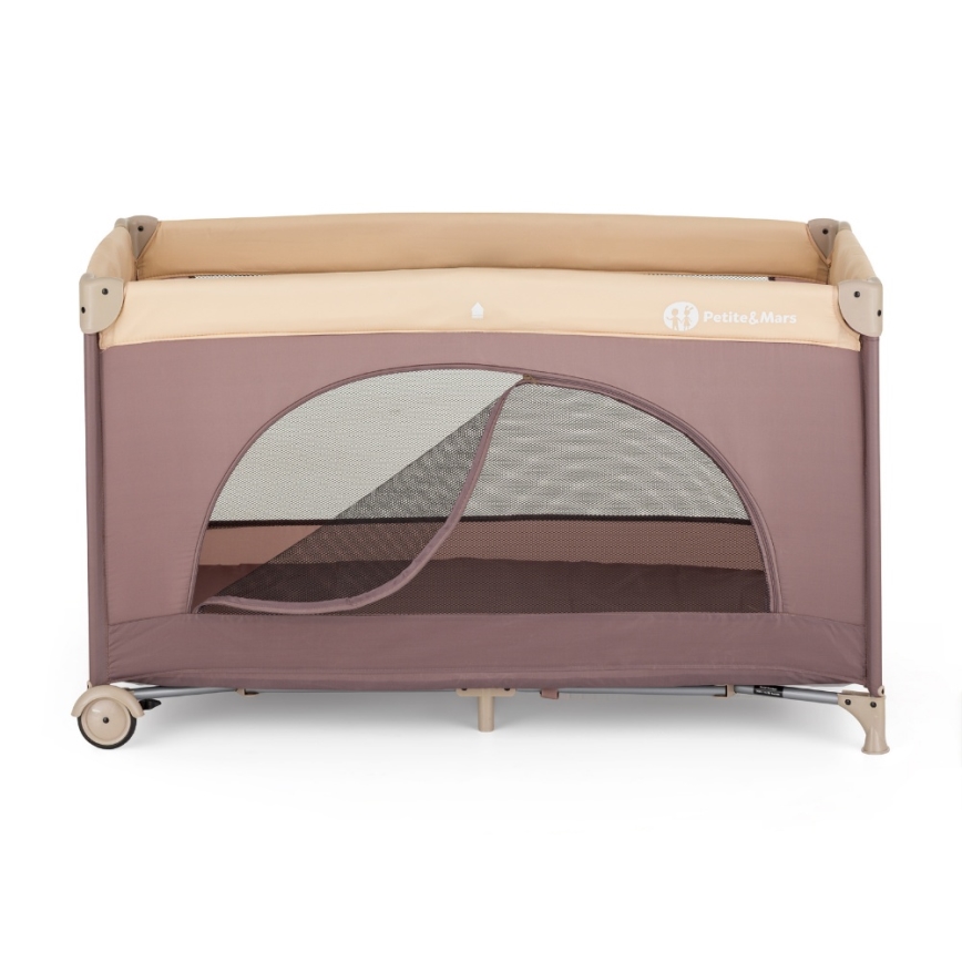 PETITE&MARS - Lettino da viaggio NYJA Elegant Dreamlines Mocha