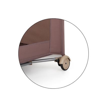 PETITE&MARS - Lettino da viaggio NYJA Elegant Dreamlines Mocha