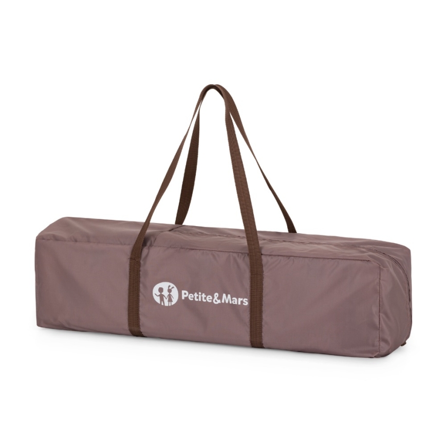 PETITE&MARS - Lettino da viaggio NYJA Elegant Dreamlines Mocha