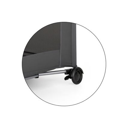 PETITE&MARS - Lettino da viaggio NYJA Urban Jungle Charcoal