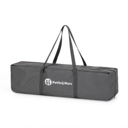 PETITE&MARS - Lettino da viaggio NYJA Urban Jungle Charcoal