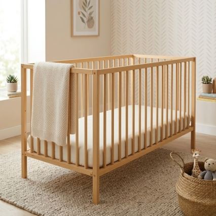 PETITE&MARS - Lettino per bambini NELA BEECH 120x60 cm in faggio