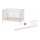 PETITE&MARS - Lettino per bambini + sponda protettiva NELA BEECH 120x60 cm bianco/faggio
