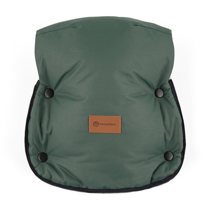 PETITE&MARS - Manicotto per passeggino FURRY Veritable Khaki