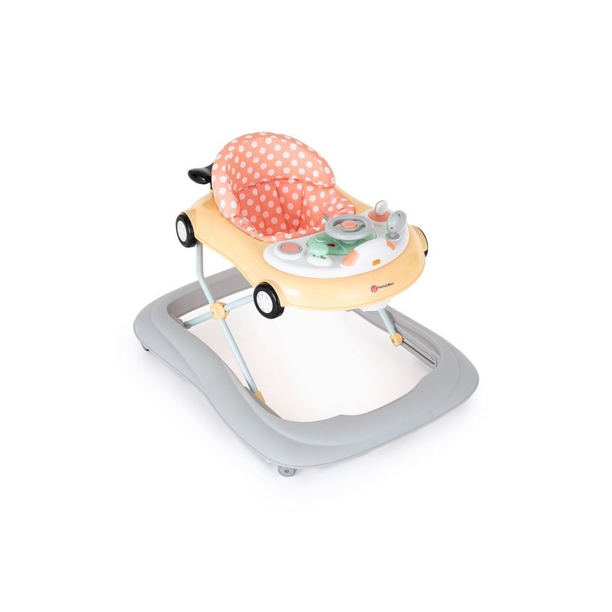 PETITE&MARS - Passeggino per bambini con melodia CABRIO 2xAA arancione