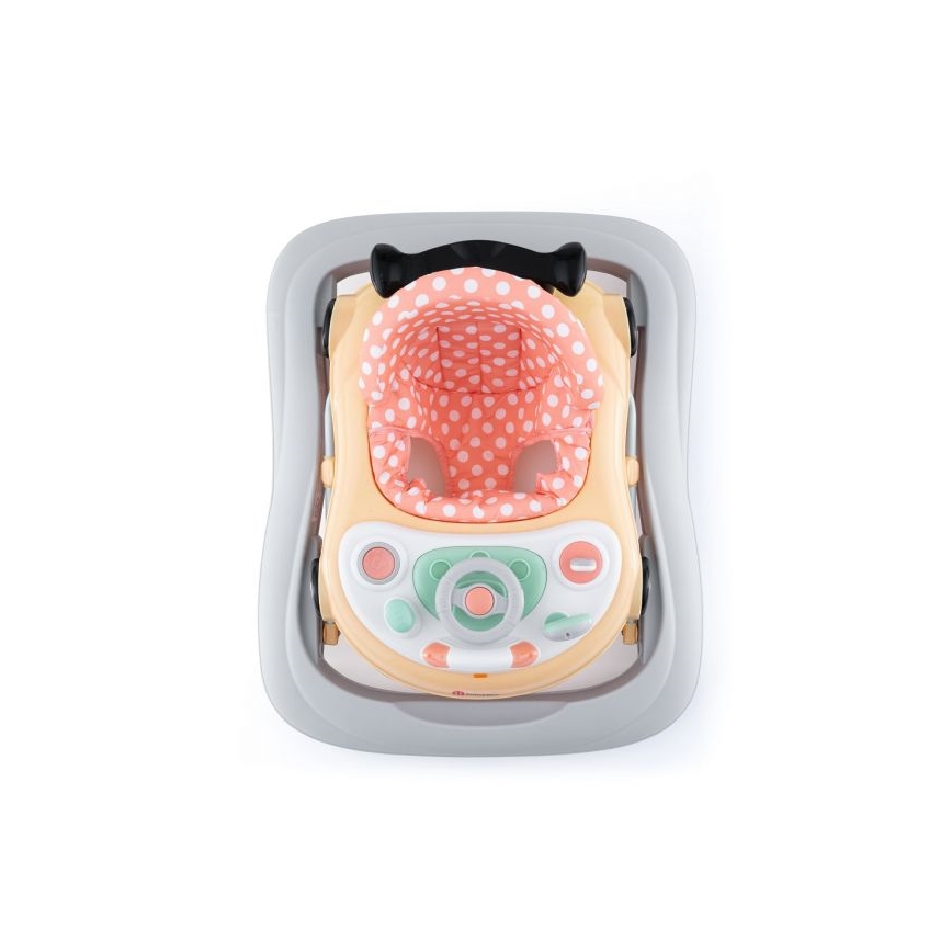 PETITE&MARS - Passeggino per bambini con melodia CABRIO 2xAA arancione