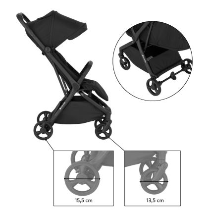 PETITE&MARS - Passeggino sportivo FLIP Forever Black