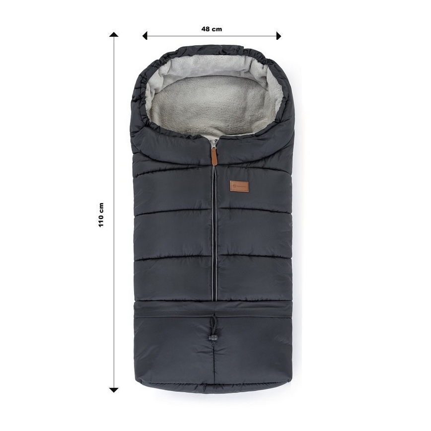 PETITE&MARS - Sacco coprigambe 3in1 JIBOT grigio