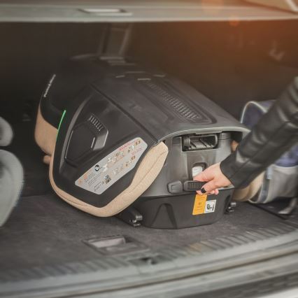 PETITE&MARS - Seggiolino auto FLEX PRO i-Dimensioni 100-150 cm (15-36 kg) beige