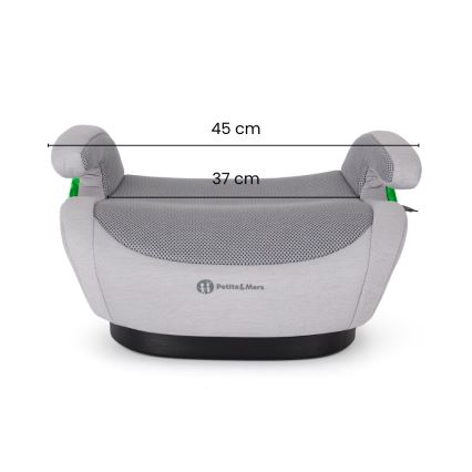 PETITE&MARS - Seggiolino rialzo per auto OPTIMUS PRO i-Size Air 125-150 cm (22-36 kg) nero